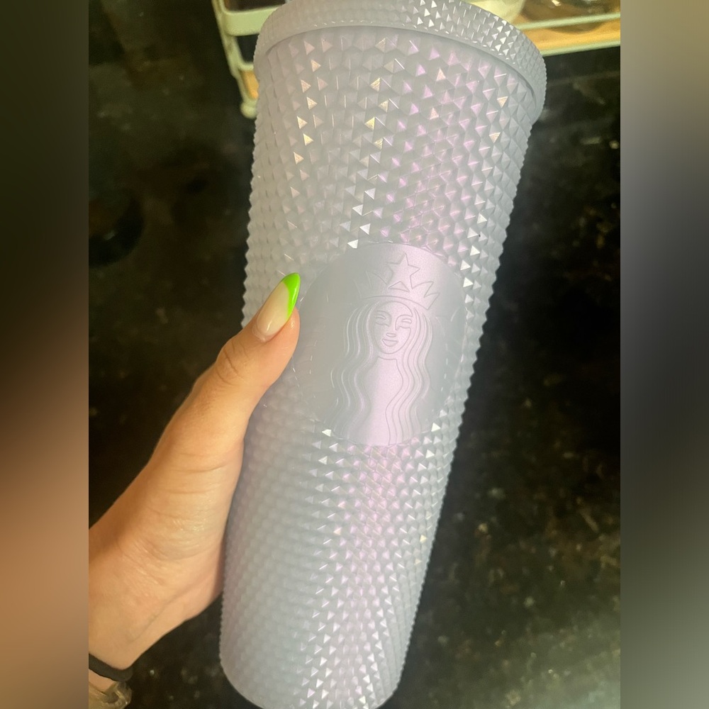 Starbucks holiday 2021 Lilac Studded 24oz cup